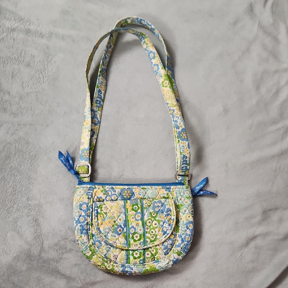 Floral Quilted Crossbody Bag